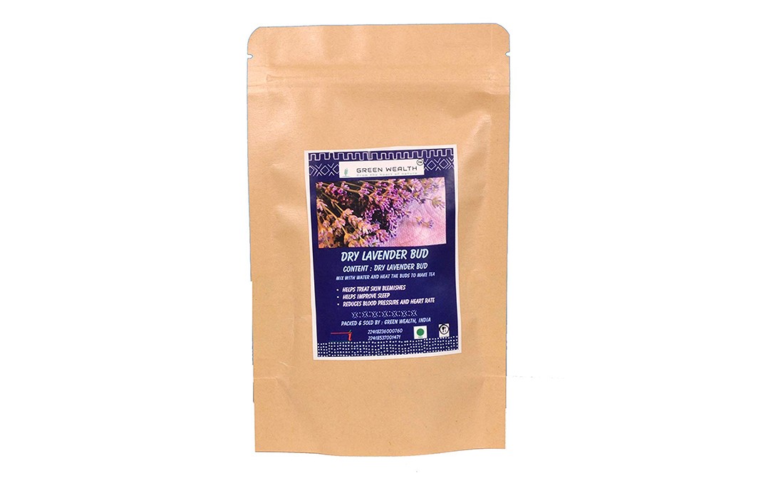 Green Wealth Dry Lavender Bud   Pack  50 grams